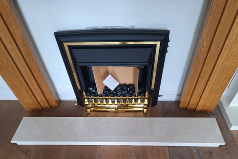 Beige Marble Hearth