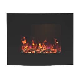 Quattro Electric Fire, Wall Mounted