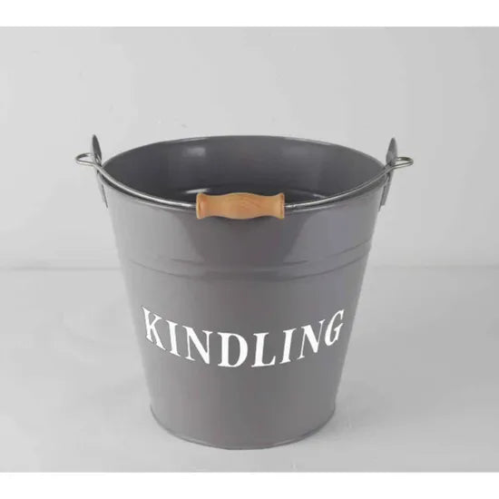 Kindling Bucket Grey