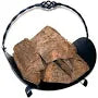 Metal Log Basket