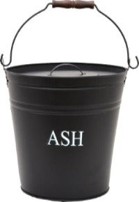 Black Ash Bucket with Lid