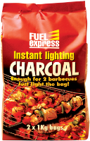 Instant Lighting Charcoal 2x1kg